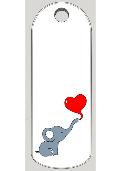 Fil Anahtar Zinciri THN5268303