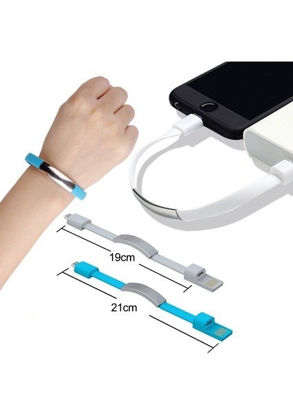 Olaf Mikro USB Kablosu Bilezik C Tipi Şarj Veri Şarj Kablosu Senkronizasyon Kablosu iPhone Xs Max Xr 6s 7 Android C Tipi Telefon Kablosu (Yurt Dışından) indirimleri
