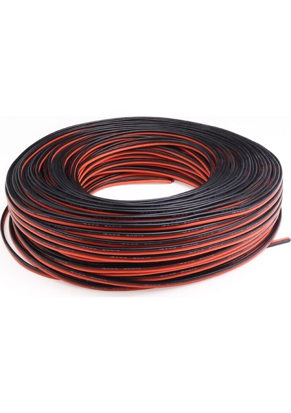 Kırmızı ve Siyah Silikon Tel Esnek Paralel Tel Iki Çekirdekli Yumuşak Iki Renkli Tel Kalaylı Bakır Silikon Kablo (Yurt Dışından) indirimleri