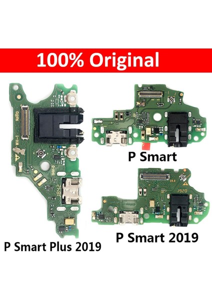 Yeni Mikro USB Şarj Şarj Cihazı Bağlantı Noktası Bağlantı Noktası Esnek Kablo Huawei P Smart Plus 2019 Için USB Kartı Onarım Parçaları (Yurt Dışından)