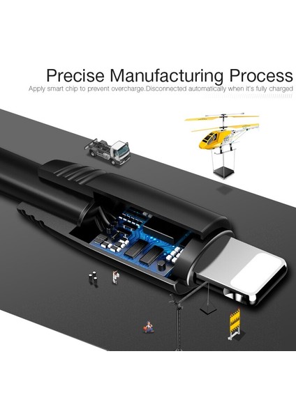 Cafele Düz Tpe USB Kablosu iPhone Kablosu Hızlı Şarj Kablosu iPhone 6 7 8 x Dc 5 V 2.0A 50 120 cm Şarj Cihazı USB (Yurt Dışından) modelleri