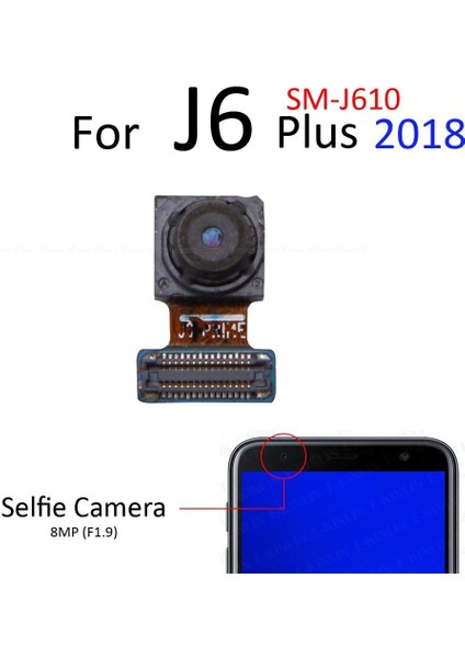 Arka Ön Bakan Selfie Büyük Küçük Arka Ana Kamera Modülü Şerit Flex Kablo Parçaları Samsung Galaxy J2 Pro J4 J6 Artı J8 2018 (Yurt Dışından) indirimleri