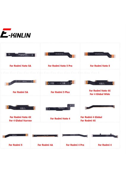 Yeni Ana Anakart Konektörü LCD Ekran Flex Kablo Xiaomi Mi 5x 6x Redmi 5 Artı 4A 4 Pro Not 4 4x Küresel 5 5A (Yurt Dışından)