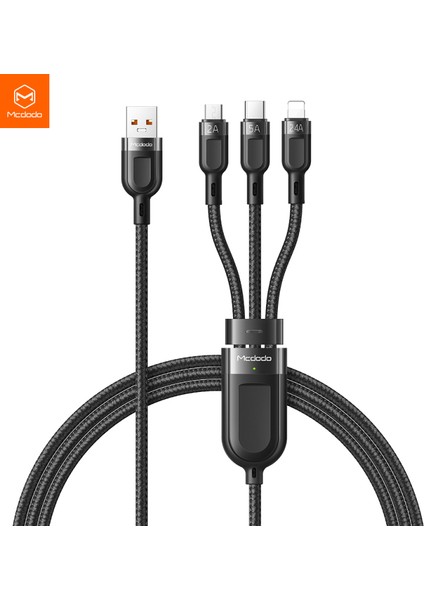 Mcdodo 3 In 1 USB Kablosu Mikro Tip C Hızlı Şarj Kablosu iPhone 14 13 Pro Max Xr Huawei Xiaomi Samsung Telefon 15A Hızlı Şarj (Yurt Dışından) fiyatları