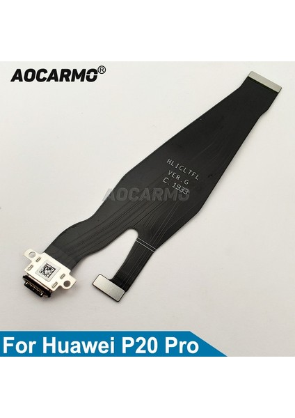 Aocarmo Tip-C USB Şarj Portu Şarj Cihazı Dock Bağlantısı Flex Kablo Huawei P20 Pro (Yurt Dışından)