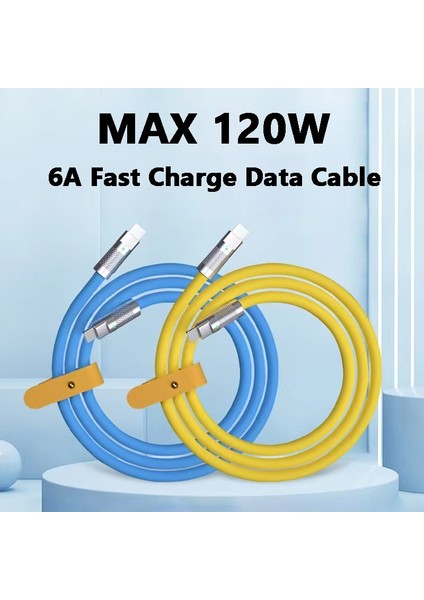 120W 6A Pd 100W USB C USB C Tipi Kablo Hızlı Şarj Telefon Şarj Cihazı Veri Kablosu Huawei Xiaomi Redmi Için Samsung S2 (Yurt Dışından) modelleri