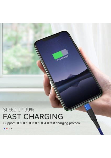 3A Hızlı Şarj USB Kablosu iPhone 14 13 12 11 Pro x Max 6 7 8 Apple iPad Kökenli Kurşun Cep Telefonu Kablosu Veri Şarj Kablosu 3 M (Yurt Dışından) modelleri