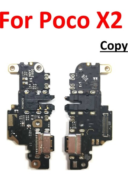 Ana Kurulu Anakart Flex Kablo Değiştirme Xiaomi Redmi Için K30 4g 5g Poco X2 Mikro USB Şarj Kurulu Mikrofon ile (Yurt Dışından)