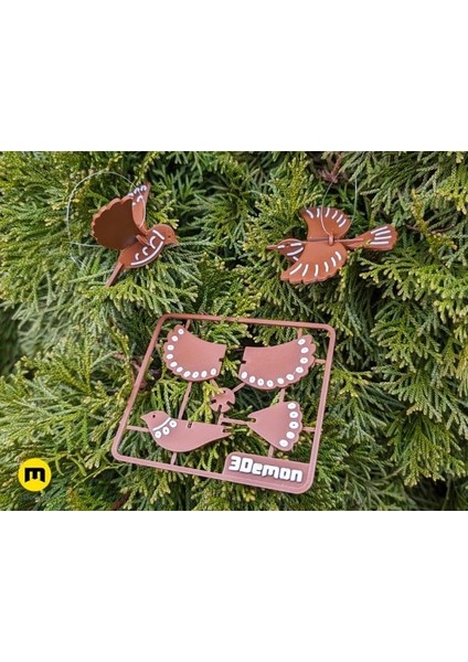 Gingerbread Kuşlar Kit Kartları THN6393296