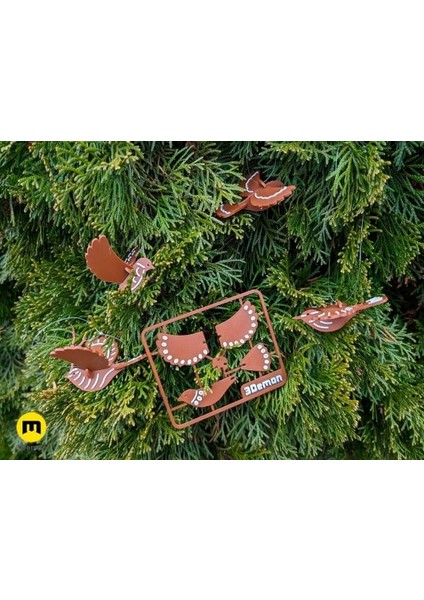 Gingerbread Kuşlar Kit Kartları THN6393296 fırsatları