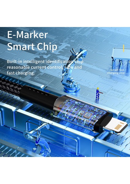 Essager USB C Kablosu IPhone 14 13 12 11 Pro Max Xs 20W Hızlı Şarj Kablosu Tip C Aydınlatma Tarih Kablosu iPad Macbook Için (Yurt Dışından) fırsatları