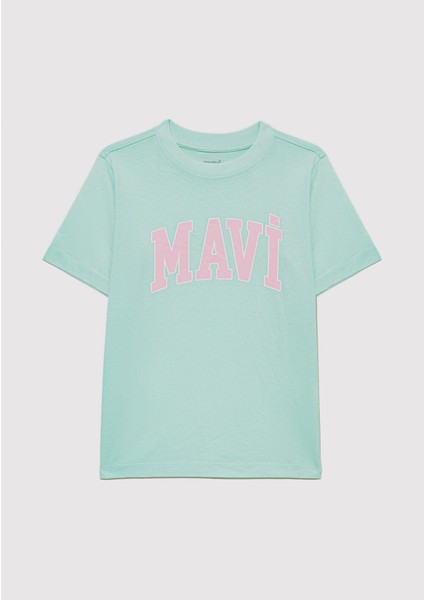 Mavi Logo Baskılı Yeşil Tişört 7610109-71643 fiyatları