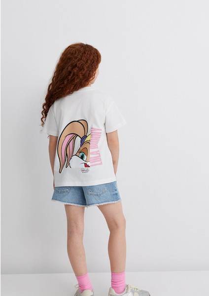 Lola Bunny Baskılı Ekru Tişört 7610289-70057 fiyatları