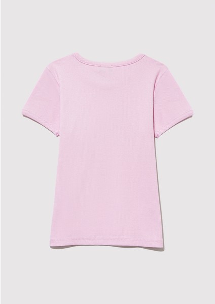 Fitilli Pembe Basic Tişört 7610260-86953 modelleri