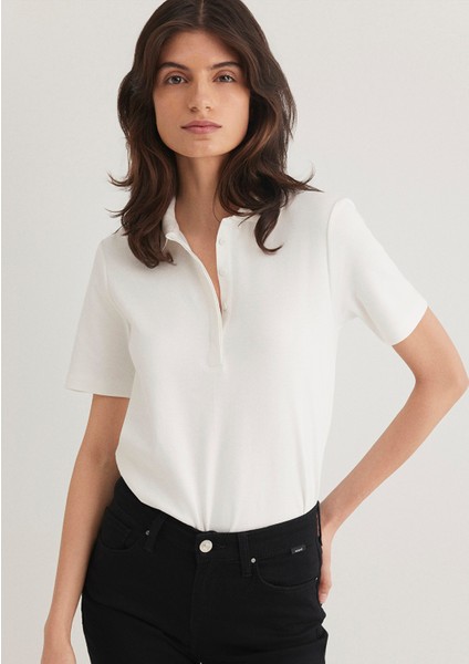 Ekru Polo Tişört 1612913-70057 fiyatları