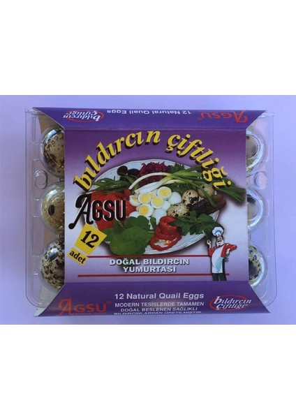 Yumurta Bıldırcın 12 Lı