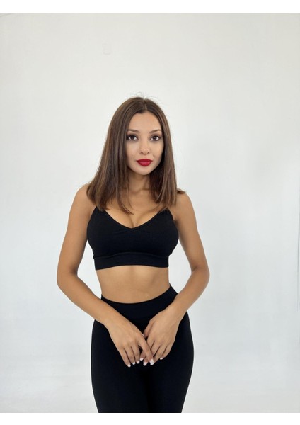 15538 Astarlı Bra-Siyah