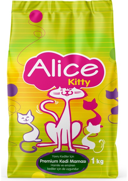 Kitty Yavru Hamile ve Emziren Kedi Maması 1 kg x 4 Adet