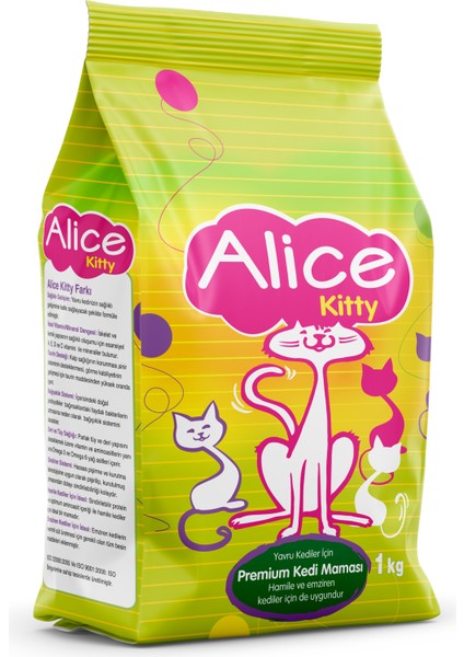 Kitty Yavru Hamile ve Emziren Kedi Maması 1 kg x 4 Adet