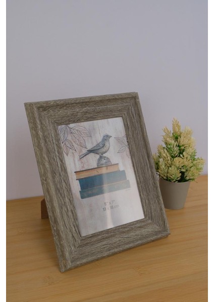 Dekoratif Mdf Resim Fotoğraf Çerçevesi 13 x 18 Gri THN76079 C1-1-18 fiyatları