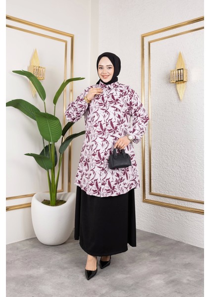 Etekli Ikili Takım - Bordo / T0106