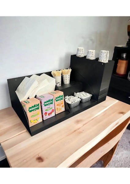 Çay & Kahve 3 Bölmeli Karton Bardaklık Organizer Stand Set fiyatları