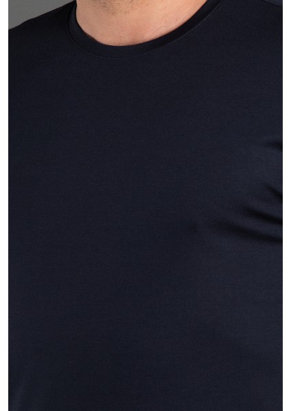 Erkek Lacivert Basic O Yaka T-Shirt fiyatları