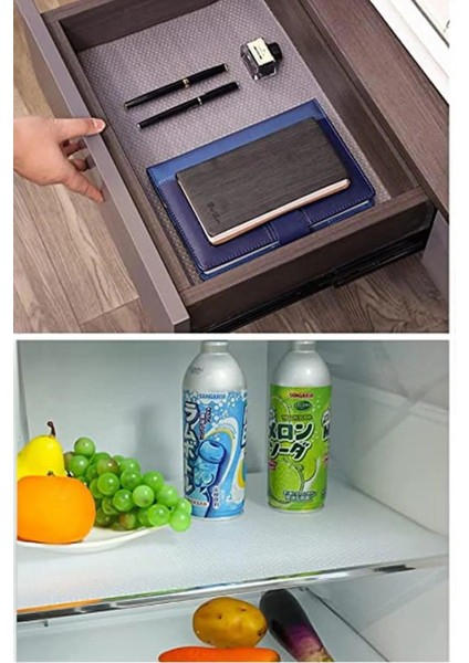 Kaymaz Dolap Raf Çekmece Örtüsü - Eva Malzeme - 10 Metre x 45 cm fırsatları