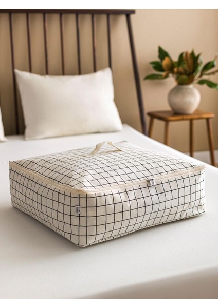 Fermuarlı Kumaş Hurç 50 x 50 x 18 cm