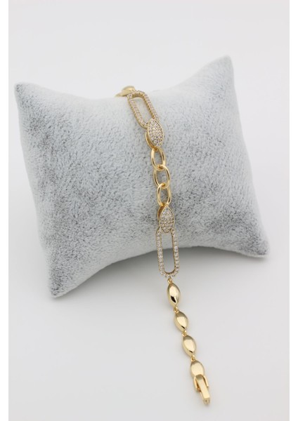 Stil Incisi/xupıng Jewelry Pirnus Zirkon Taşlı Model Bileklik