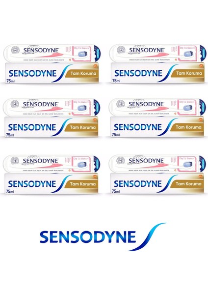 Diş Macunu 75 ml - Yumuşak Diş Fırçası x 6 Adet