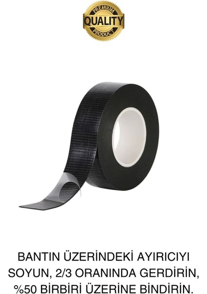 Süper Güçlü 10 Adet Siyah Kauçuk Kendinden Eriyen Bant Elektrik Sızdırmazlık Bandı 5 mt 1.9 cm fırsatları
