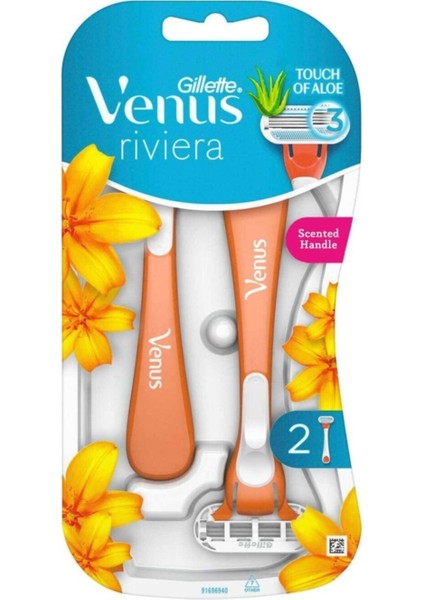 Riviera Kadın Tıraş Bıçağı 2'li ve Simply Venus 2 Kullan At Tıraş Bıçağı