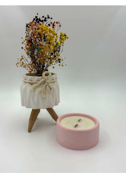 Japon Kiraz Çiçeği Kokulu Mum Soya Wax Doğal Dekoratif Mum