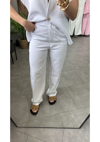 Oversize Yelek Pantolon Takım