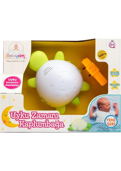 Uyku Zamanı Kaplumbağa Uyku Arkadaşım Diş Kaşıyıcı Beyaz Gürültü Işıklı ve Sesli