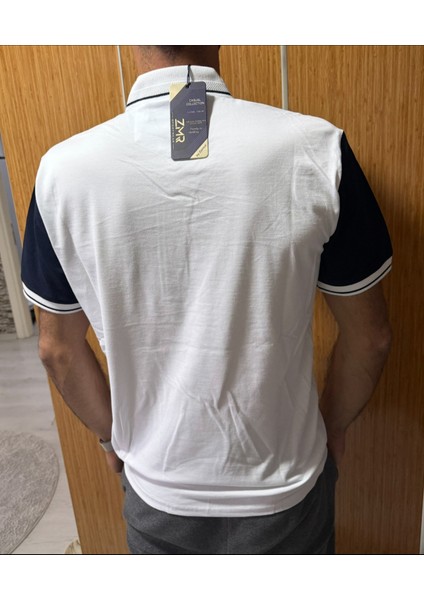 Zamur Düğmeli Polo Yaka T-Shırt Desenli modelleri