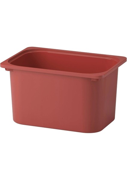 Kaliteli 3 Adet Plastik Oyuncak Saklama Kutusu 42 x 30 x 23 cm Ikea 3'lü Set Düzenleme Kutusu Bordo Kut fırsatları