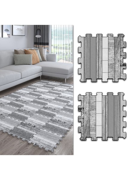 Dijital Baskılı Parke Desenli Mutfak-Oturma Odası-Salon Halısı/yapboz Halı/puzzle Halı/ Japon Halı