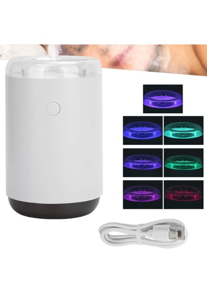 Rgb Işıklı Taşınabilir 255ML Hava Ortam Nemlendirici, Çocuk Odaları Için Ideal Yedek Filtreli