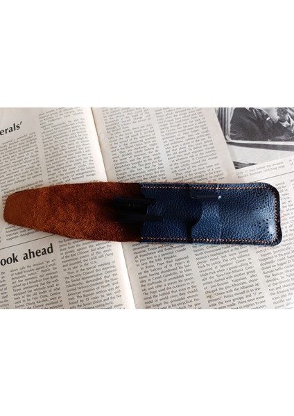 Crazy Hors Hakiki Deri El Emeği Özel Kalemleriniz Için Kalemlik Kalem Kutu 27 cm 6 cm DA31 fırsatları