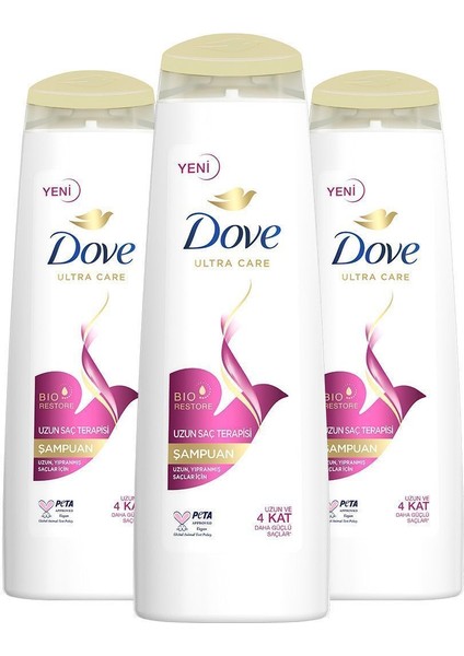 Ultra Care Saç Bakım Şampuanı 400 ml x 3 Adet