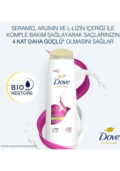 Ultra Care Saç Bakım Şampuanı 400 ml x 3 Adet