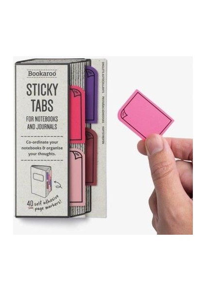 Post It Kitap Ayracı Pembe