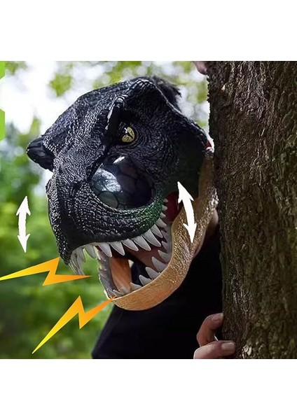 Işıklı ve Sesli T-Rex Maskesi: Dinozor Dünyası Şimdi Çok Daha Gerçekçi!