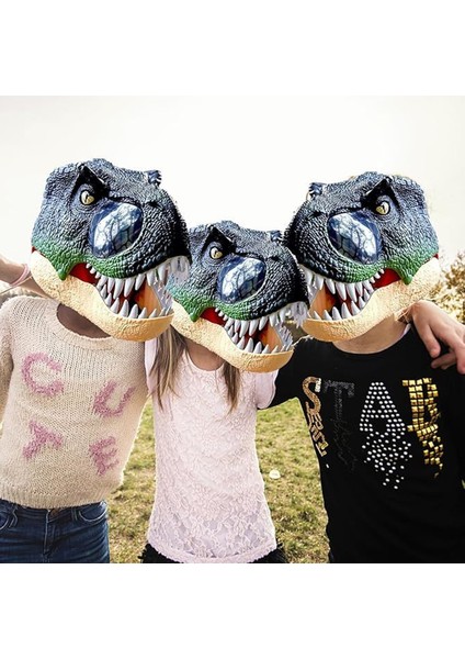 Işıklı ve Sesli T-Rex Maskesi: Dinozor Dünyası Şimdi Çok Daha Gerçekçi!