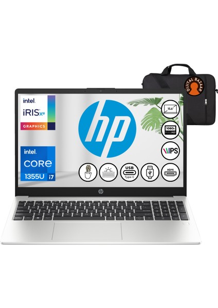 250 G10 Intel Core I7 1355U 24GB Ram 1tb SSD W11P 15.6" Fhd Taşınabilir Bilgisayar+Djt Çanta