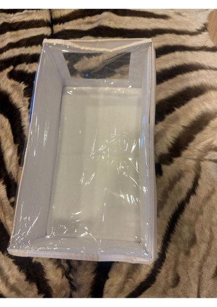 Hurc Bej 44 x 25 x 20 cm Karton Destekli Kapaklı