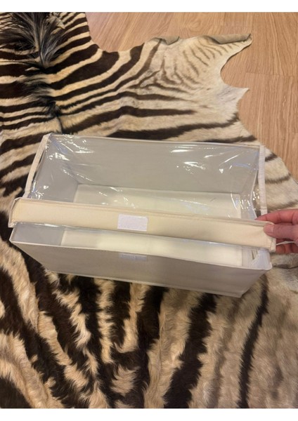 Hurc Bej 44 x 25 x 20 cm Karton Destekli Kapaklı indirimleri