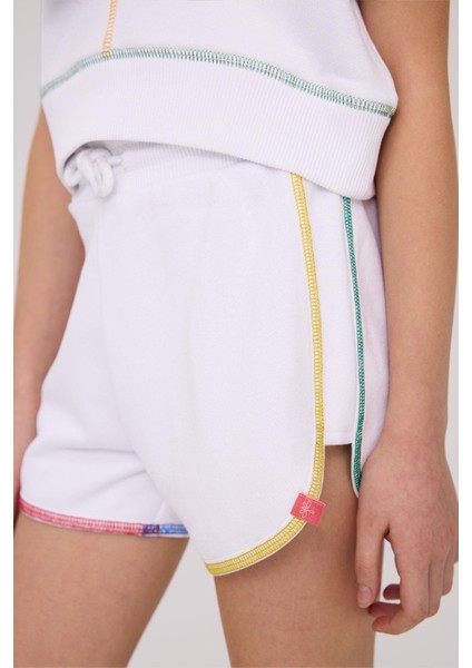 Bg Store Kız Çocuk Beyaz Şort modelleri